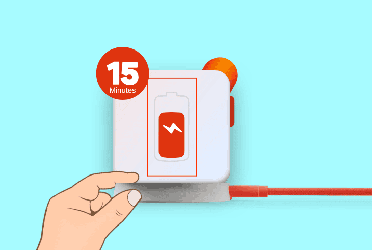 allow yoto to charge a while