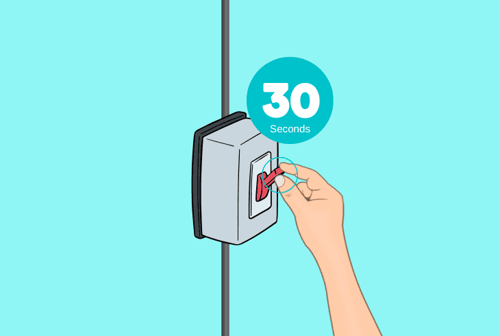 reset the doorbell & chime power