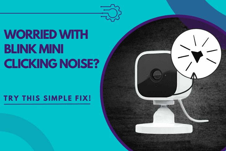 blink mini clicking noise