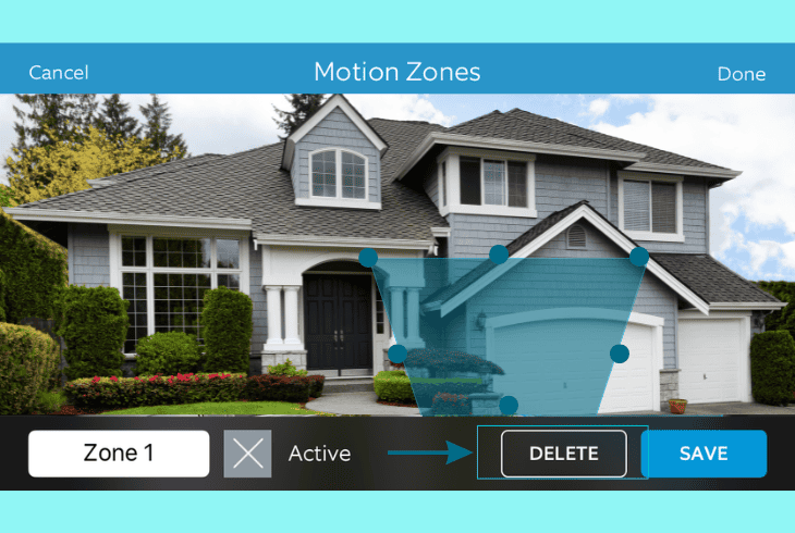 remove enabled detection zones