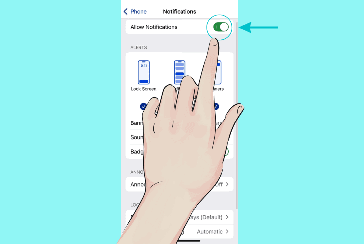 enable wyze app notifications on iphone:
