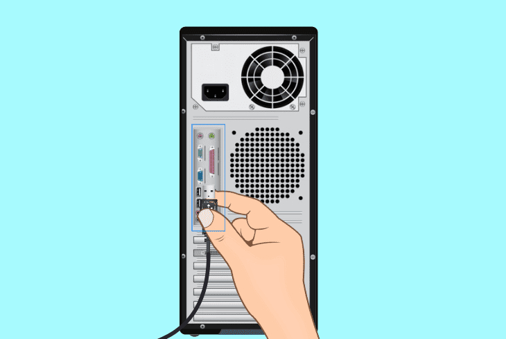 plug the usb before the microphone