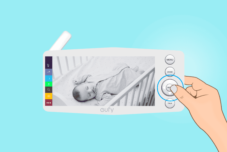 adjust the live view via the monitor