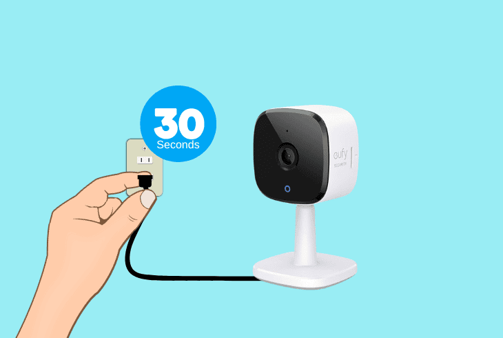 power reset the eufy cam & monitor