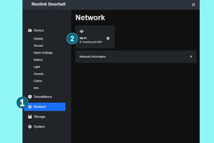 how to update the nvr wi-fi settings