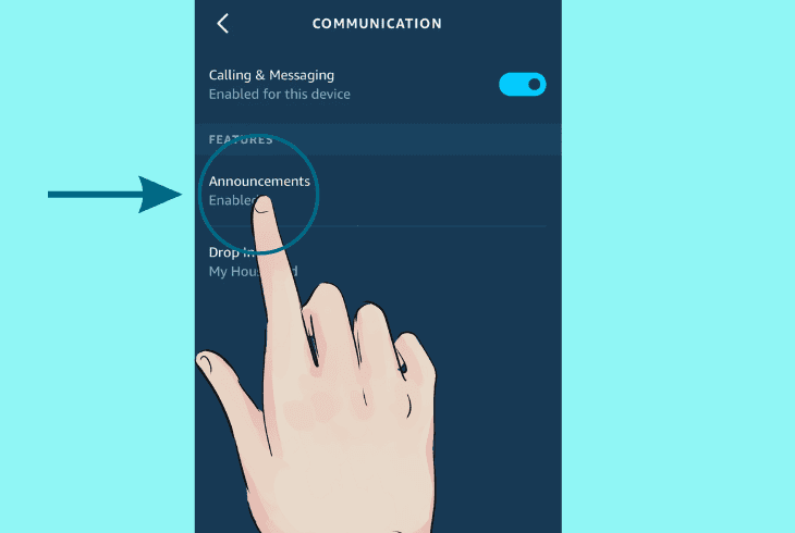 toggle announcements off/on