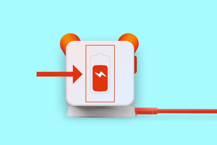 check yoto player battery level