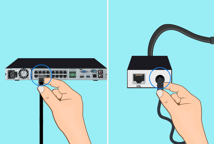 inspect lorex ac power supply