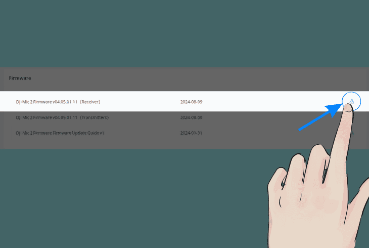 how to update the receiver firmware