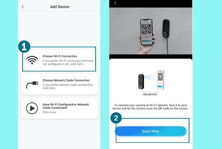 reconnect the reolink doorbell
