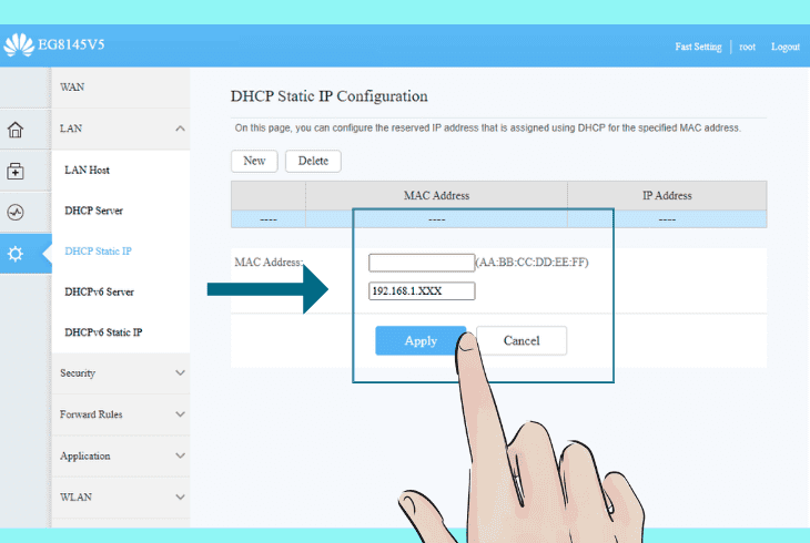 assign a new reolink ip address