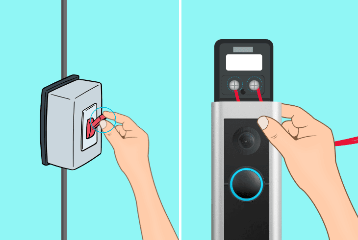 inspect the ring terminal connections