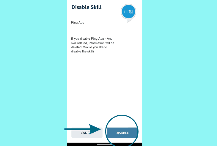 disable and enable the ring skill