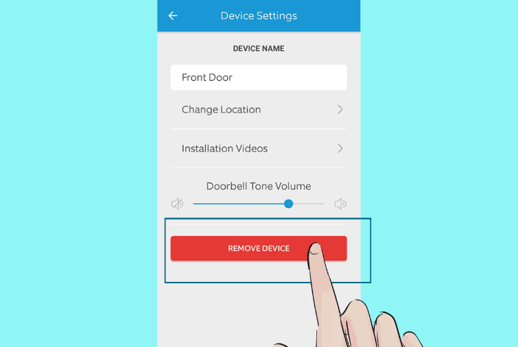 deregister the ring video doorbell