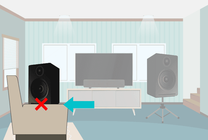 don’t block the speaker
