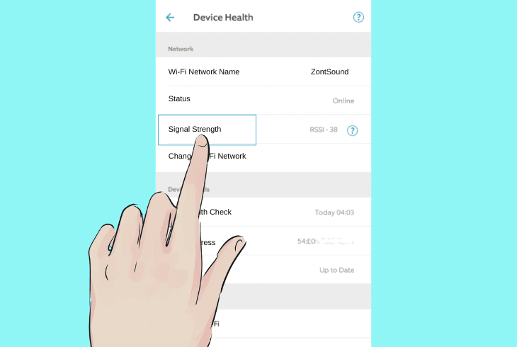 verify a strong wi-fi connection