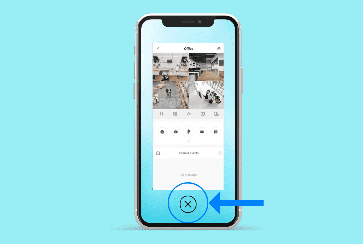 force close the lorex app (wireless)