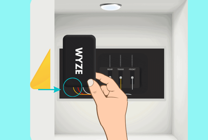 inspect the wyze chime controller setup