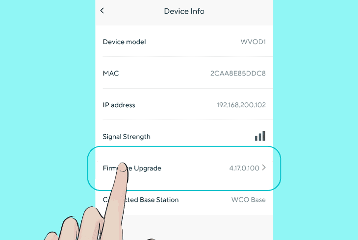 update the wyze doorbell firmware