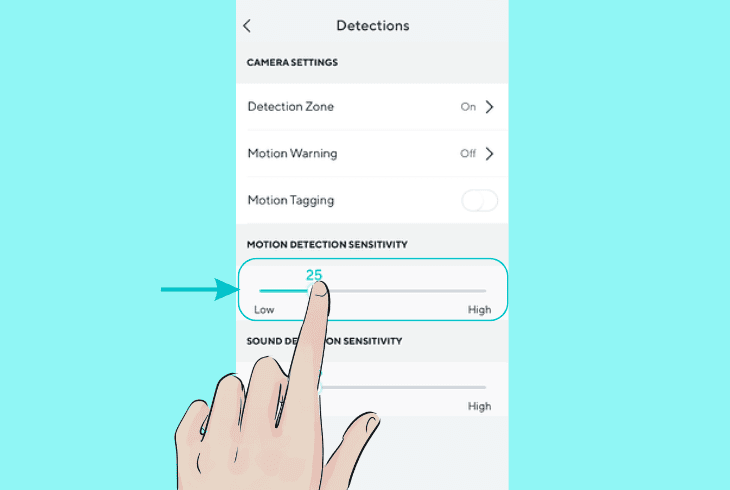 modify the wyze v2 detection settings