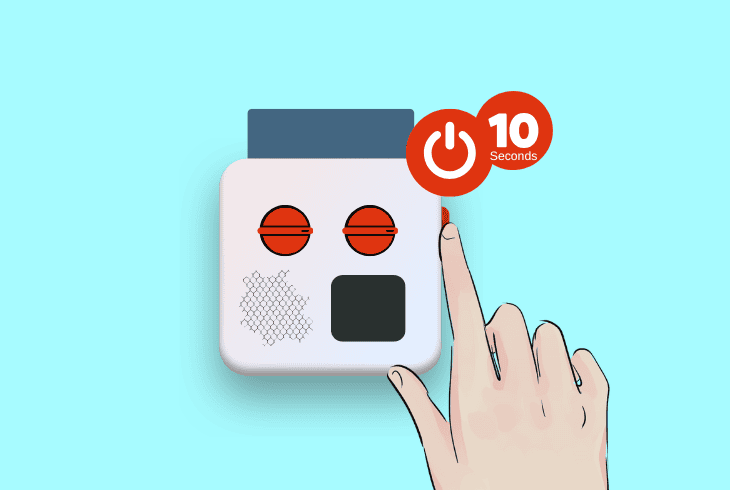 how to soft reset the yoto mini: