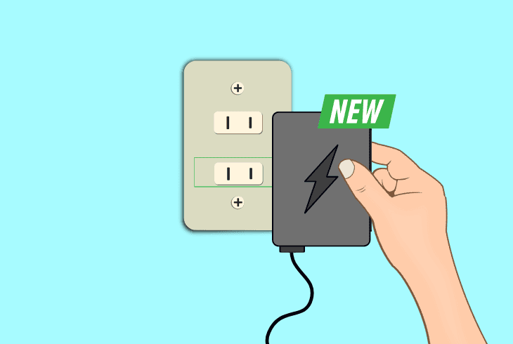 use a different charging cable & adapter