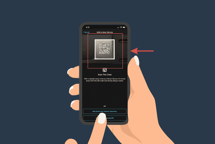 re-add the camera to the app