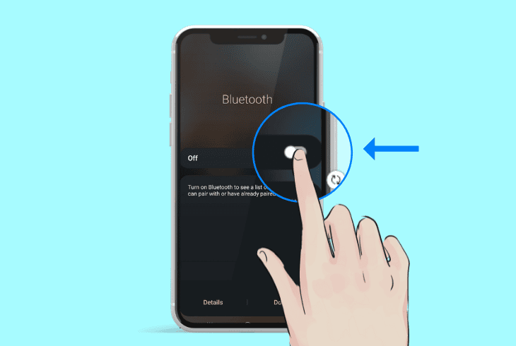 re-activate the bluetooth feature
