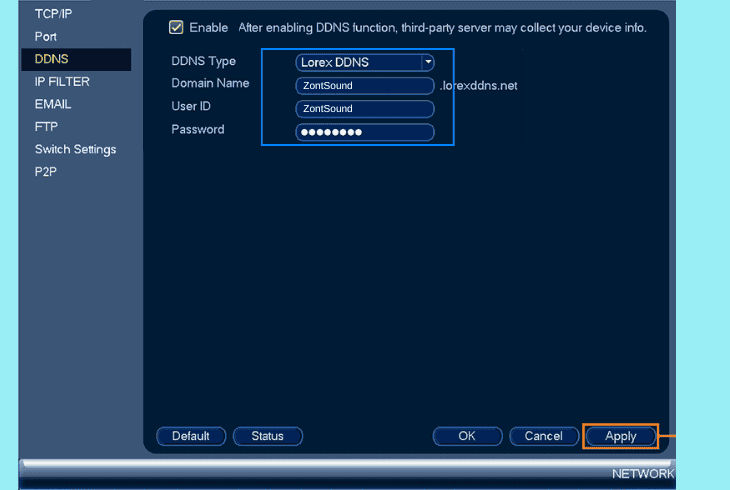 check for nat loopback for ddns access