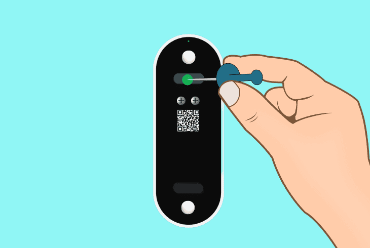 reset the doorbell to default settings