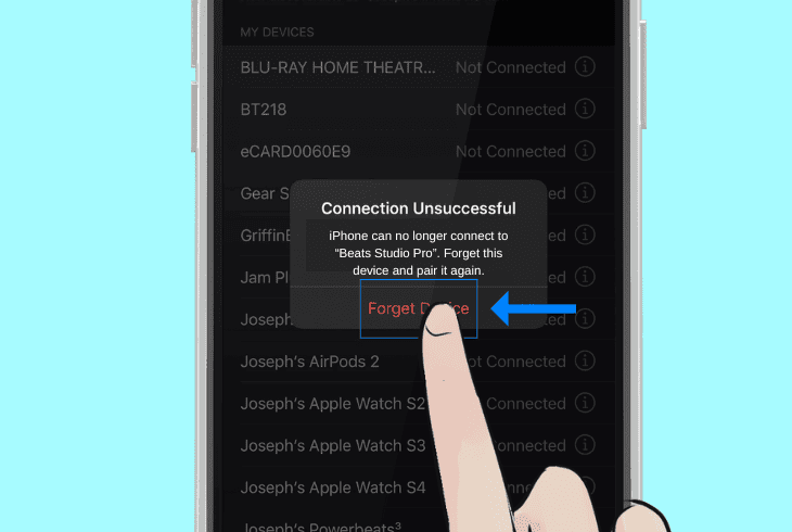 disconnect from your device