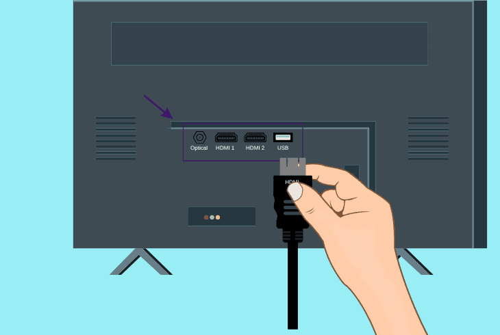 use a different tv hdmi port