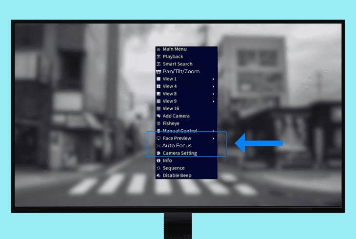 use the lorex “auto-focus” function