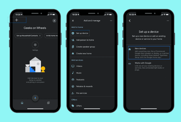 connect nest doorbell to google home