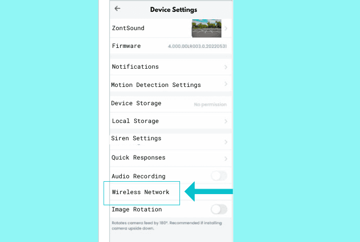 reconnect the camera via the lorex app: