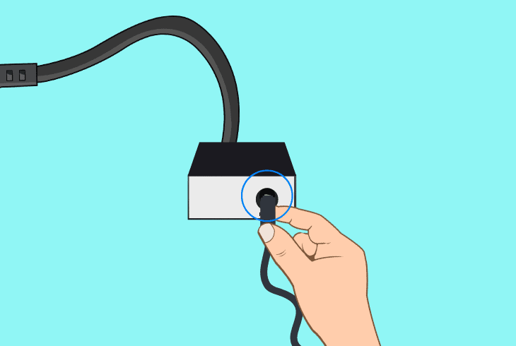 check the lorex camera a/c supply