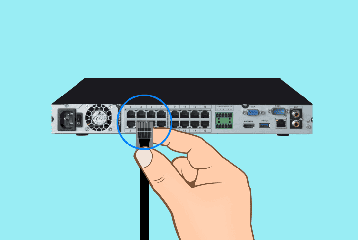 use another port on lorex nvr/dvr