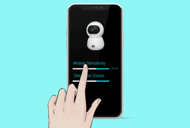 configure the motion detection settings
