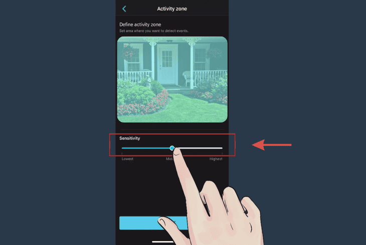 adjust motion sensitivity