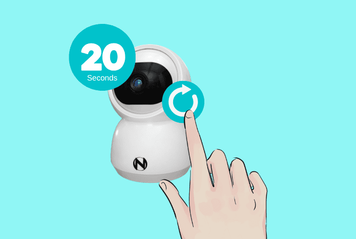 factory reset the night owl camera