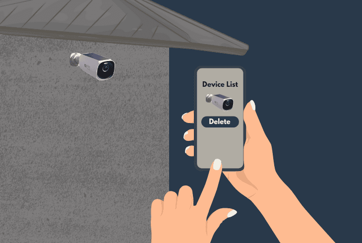 deregister the night owl camera profile
