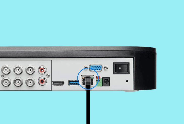 check the nvr-to-router ethernet connection