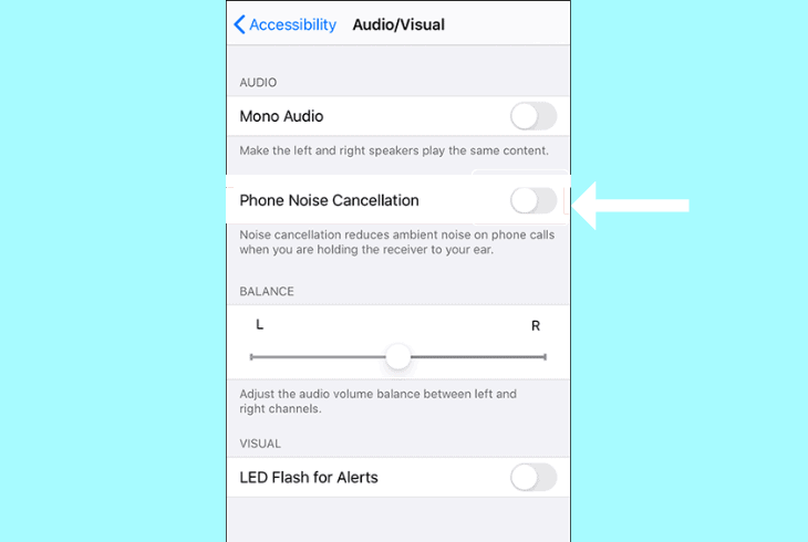 adjust camera or phone audio settings: