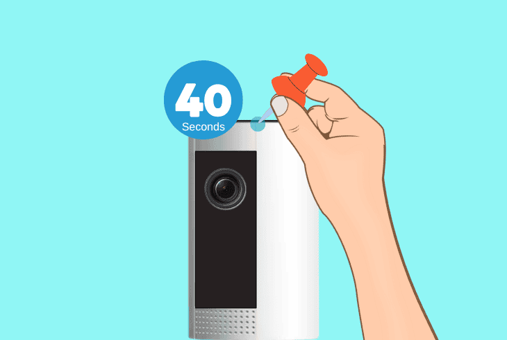 how to reset ring camera physically
