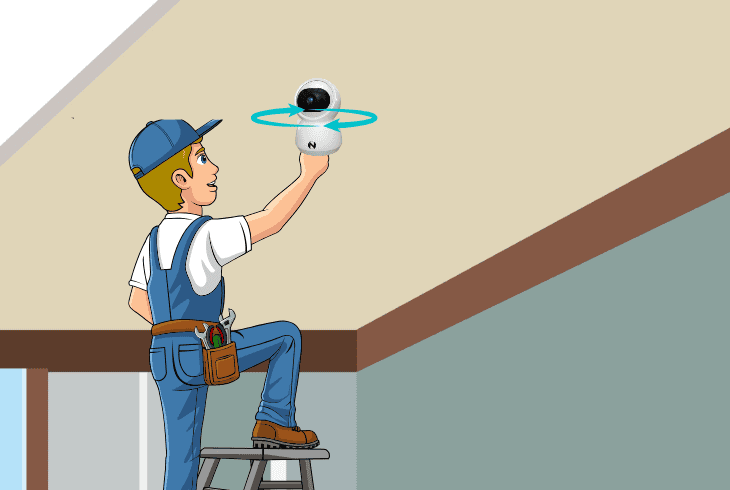check camera alignment & pir sensor