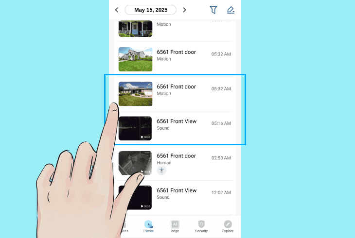 check if the camera is recording/streaming