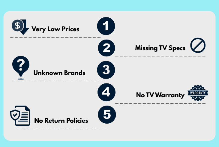 smart tv red flags to watch out for?