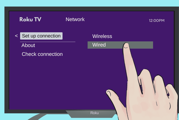 connect the roku ultra over ethernet