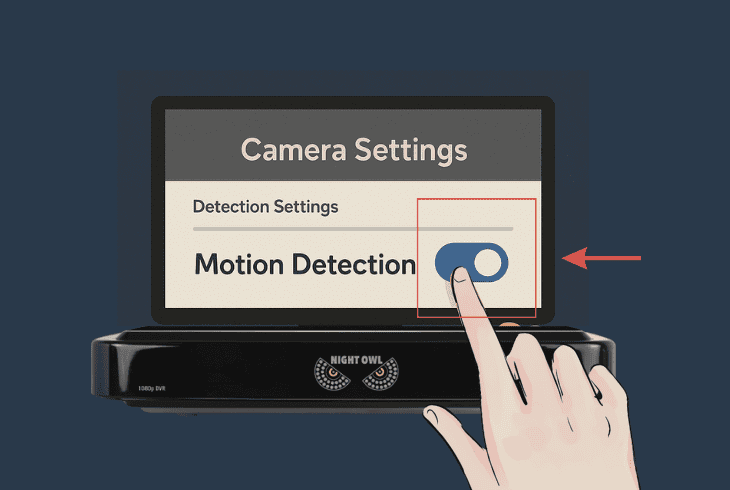 adjust the system motion detection