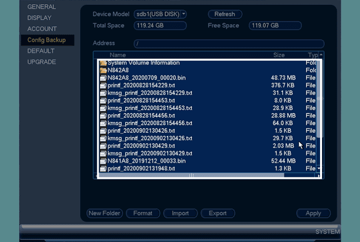 update firmware via usb